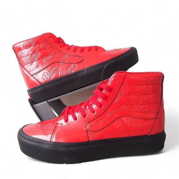 Vans x David Bowie SK8-Hi Platform 2 "Ziggy Stardust Red" Women's 9.5 - Picture 1 of 11